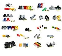 Pièces Techniques compatibles avec Les Briques Lego Pin Liftarm Beam Axle Panel Car Building Blocks MOC 210PCS