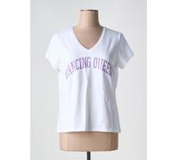 pieces tee-shirts et débardeurs femme de couleur blanc 36