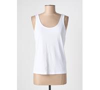 pieces tee-shirts et débardeurs femme de couleur blanc 36