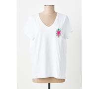 pieces tee-shirts et débardeurs femme de couleur blanc 38