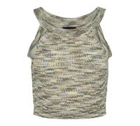 PIECES Tops en tricot 'KERA' beige clair / kaki / olive, Taille L