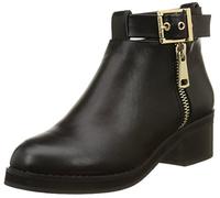 PIECES Verda, Bottes Chelsea fourrées Femme, Noir (Black), 37 EU