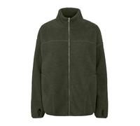 PIECES Veste en polaire 'PCSadia' vert foncé, Taille L