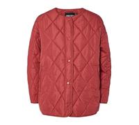 Pieces Stella Quilted Jacket Rouge S Femme
