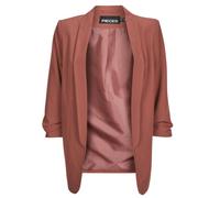 Pieces Boss 3/4 Blazer Rouge S Femme