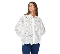 Pieces Vilde Long Sleeve Shirt Blanc XS Femme