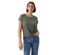 Pieces Vmava Plain SS Top Gajrs Noos pour Femme, Laurel Wreath, S