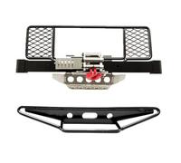 Pièces Voiture RC Compatible avec MN D90 D91 D99 pour MN99S 1/12 Pièces De Modification Voiture Télécommandée, Mise À Niveau, Pare-Chocs Avant Et Arrière en Métal, Treuil