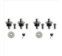 Pièces Voiture RC Compatible avec SCY 16101 16102 16103 16201 Pro 1/16 Pièces Et Accessoires pour Voitures RC sans Balais, 4 Différentiels Métalliques