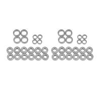 Pièces Voiture RC Compatible avec Tamiya pour TT-01 TT01D TT01E TT01R DF02 1/10 Pièces Mise À Niveau Voitures Télécommandées Accessoires Modification Kit 40 Roulements À Billes