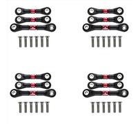 Pièces Voiture RC Compatible avec Tamiya pour TT-02 TT-02T 1/10 Pièces De Mise À Niveau Voitures Télécommandées, Accessoires De Modification, 12 Servos De Biellette De Direction