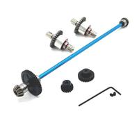 Pièces Voiture RC Compatible avec Wltoys 124016 124017 124007 pour RIaarIo AM-X12 1/12 RC Cars, Pièces De Mise À Niveau, Ensemble d'arbre De Transmission Central Différentiel en Métal
