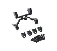Pièces Voiture RC Compatible avec WPL 1/10 C74 1/16 Pièces De Mise À Niveau Voiture Télécommandée en Métal pour Fixation À Ressort Et Boîtier De Direction, Ensemble De Base Fixe
