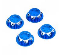 PièCes Voiture Rc Pour 1/8 1/7 4 Écrous Anti Poussière Pneus 17 Mm Modèles Réduits Voitures Radiocommandées Buggys Monster Trucks Camions Courts Accessoires Réparation Modernisation Camions(Blue 2)