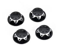 PièCes Voiture Rc Pour 1/8 1/7 4 Écrous Anti Poussière Pneus 17 Mm Modèles Réduits Voitures Radiocommandées Buggys Monster Trucks Camions Courts Accessoires Réparation Modernisation Camions(Black)
