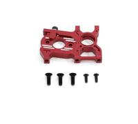 PièCes Voiture Rc Pour Arrma 6S Carton Pour Talion Pour Outcast Pour Typhon 6S Pour Senton 1/8 1/10 Verrouillage Canal Aluminium Support Moteur Sécurisé Pièces Voiture RC(Red)