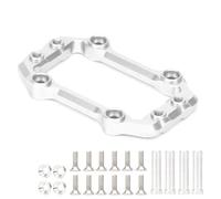 PièCes Voiture Rc Pour Arrma AR320430 6S 1/8 Servo Fixe Alliage D'aluminium Support Siège Réparations Améliorations Voitures Radiocommandées Accessoires Remplacement(Silver)