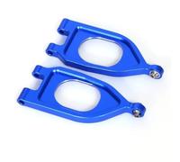 PièCes Voiture Rc Pour Arrma Pour Gorgon 1/10 Avant Alliage D'aluminium Bras Oscillant 2 Roues Motrices Monster Truck RC Réparations Mises À Niveau Pièces Rechange(Blue)