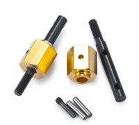 PièCes Voiture Rc Pour Axial Pour SCX10 III Pour AXI03007 Pour Jeep Pour JLU Pour Wrangler Pour Gladiator 1/10 Essieu Portail Arbre D'engrenage Moyeu Roue Adaptateur Étendu Pièces Voiture RC(13mm)