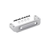 PièCes Voiture Rc Pour Axial Pour SCX10 III Pour Capra UTB10 1/10 Support Servo Alliage D'aluminium Essieu Portail Chenille 4 Roues Motrices RC Accessoires Réparation Mise À Niveau(Silver)
