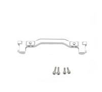 PièCes Voiture Rc Pour Axial Pour SCX24 90081 AXI00002 1/24 Alliage Métallique Pare Chocs Avant Cadre Montage Pour Traverse RC Mise À Niveau Réparations Modifications Pièces(Silver)