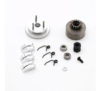 Pièces Voiture RC Pour HSP Pour HPI Pour Hobao Pour Team Pour Losi Pour ZD Pour Racing 1/8 RC Voiture Engrenage Volant Ensemble Roulement Embrayage Cloche Chaussures Écrou Ressorts Pièces(Silver)