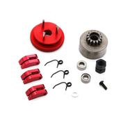 Pièces Voiture RC Pour HSP Pour HPI Pour Hobao Pour Team Pour Losi Pour ZD Pour Racing 1/8 RC Voiture Engrenage Volant Ensemble Roulement Embrayage Cloche Chaussures Écrou Ressorts Pièces(Red)