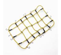 Pièces Voiture RC pour SCX10 90046 pour Tamiya CC01 D90 pour Trax pour TRX4 pour Defender 1/10 pour AJRC RC Crawler Accessoires Voiture Filet À Bagages Élastique Pièces De Décoration(Yellow)