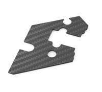 Pièces Voiture RC pour Tamiya pour TT02 1/10 Ensemble Direction Fibre Carbone Couvercle Anti-Sable Anti-poussière Pièces Mise Niveau Voiture RC Décoration Accessoires