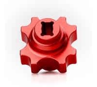 Pièces Voiture RC pour Tamiya TT02 TT02B TT02T TT02D rc Cars Upgrades Pièces Accessoires Métal Différentiel Verrouillage Bobine(Red)