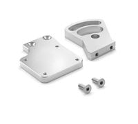 PièCes Voiture Rc Pour Traxxas Pour Revo 7760 2.5/3.3 Support Moteur Métallique Amélioré Voiture Télécommandée Avec Siège Réparations Mise À Niveau Accessoires Remplacement(Silver)