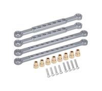 PièCes Voiture Rc Pour Traxxas Pour Slash BL-2S 1/10 Avant Arrière Aluminium Kit Barre Stabilisatrice 4 Roues Motrices Réparations Améliorations Voitures Télécommandées Pièces Rechange(Titanium)