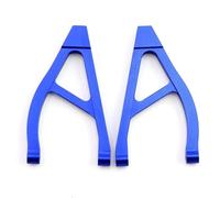 Pièces Voiture RC Pour Traxxas Pour Summit Pour E-Revo Pour VXL 1/16 Ensemble Bras Suspension Inférieur Supérieur Avant Arrière Métal 7131 7132R Pièces Voiture RC Accessoires(Blue,Rear Upper Arm)
