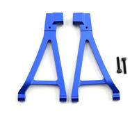 Pièces Voiture RC Pour Traxxas Pour Summit Pour E-Revo Pour VXL 1/16 Ensemble Bras Suspension Inférieur Supérieur Avant Arrière Métal 7131 7132R Pièces Voiture RC Accessoires(Blue,Front Lower Arm)