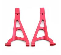 Pièces Voiture RC Pour Traxxas Pour Summit Pour E-Revo Pour VXL 1/16 Ensemble Bras Suspension Inférieur Supérieur Avant Arrière Métal 7131 7132R Pièces Voiture RC Accessoires(Red,Front Upper Arm)