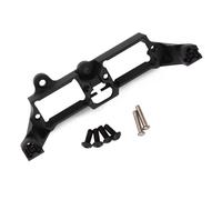 PièCes Voiture Rc Pour Traxxas Pour TRX-4 Pour Defender 1/10 Support Servo Différentiel Aluminium Support Verrouillage Fixe Pièces Mise À Niveau Siège Voiture RC Crawler(Black)