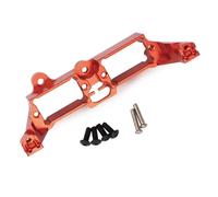 PièCes Voiture Rc Pour Traxxas Pour TRX-4 Pour Defender 1/10 Support Servo Différentiel Aluminium Support Verrouillage Fixe Pièces Mise À Niveau Siège Voiture RC Crawler(Red)