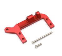 PièCes Voiture Rc Pour Traxxas Pour TRX4 1/10 Alliage D'aluminium Montage Sur Essieu À Quatre Bras Support D'installation Servo Accessoires Rechange Voitures Télécommandées(Red)