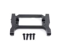 PièCes Voiture Rc Pour Traxxas Pour TRX4 Pour TRX6 Pour Bronco 1/10 Alliage D'aluminium Support Servo Avant Direction Du Châssis Pour Traverse Voiture RC Pièces Détachées(Black)