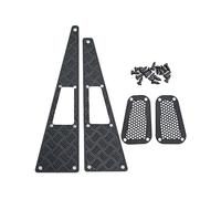 PièCes Voiture Rc Pour TRX4-M Pour Defender 1/18 Couvercle Moteur Grille D'admission D'air Pédale Latérale Hayon Plaque Protection Modèle RC Coque Décoration Carrosserie Accessoires Voiture RC(Type A)