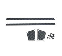 PièCes Voiture Rc Pour TRX4-M Pour Defender 1/18 Couvercle Moteur Grille D'admission D'air Pédale Latérale Hayon Plaque Protection Modèle RC Coque Décoration Carrosserie Accessoires Voiture RC(Type c)