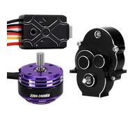 PièCes Voiture Rc Pour TRX4M 1/18 Pour Fat Pour Viper 2204 Pour Outrunner Sans Balais MBL32 ESC Moteur Transmission RC Pièces Voiture Chenilles Accessoires Voiture Remplacement(Complete Set)