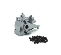 PièCes Voiture Rc Pour WLtoys 124006 12423 12427 12428 12429 1/12 Mise À Niveau Métal Boîte À Vagues Avant Réparations Voitures RC Remplacements Accessoires(Gray)