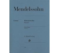Partitions classique HENLE VERLAG MENDELSSOHN B F. - OEUVRES POUR PIANO VOL.1 Piano