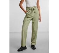 Pieces Women's High-Waisted Straight Leg Trousers Thé 8 (XS) Female