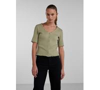 Pieces Women's Short-Sleeve Blouse Thé 10 (S) Female