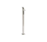 Securit Poteau pour vitrine en acier inoxydable