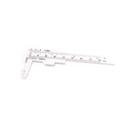 Pied À Coulisse 80mm, Jauge À Cadran En Plastique, Micromètre, Règle De Mesure Du Diamètre Intérieur, Outil De Mesure De La Profondeur Mesures Précision(White)
