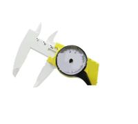 Pied à coulisse à cadran en acier inoxydable, jauge à cadran en plastique, outils de mesure d'épaisseur, 150mm 0.02mm/0.001" Mesures Précision(150mm metric)