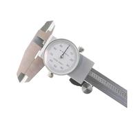 Pied à coulisse à cadran en acier inoxydable, jauge à cadran en plastique, outils de mesure d'épaisseur, 150mm 0.02mm/0.001" Mesures Précision(6inch stainless)